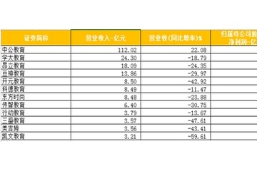 A股教企年报｜9成公司营收负增长豆神教育巨亏27亿