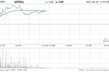 有色金属板块延续反弹洛阳钼业及江西铜业均涨逾5%